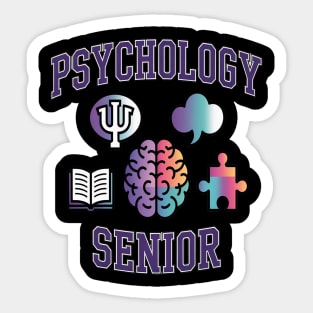 Psychology Graduation Senior Celebration Grad Party Sticker